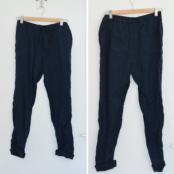 Joe Fresh Navy Drawstring Pants - Picture 2 of 5